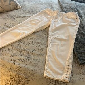 CACHE WHITE WOMANS JEANS / SIZE 4/26L